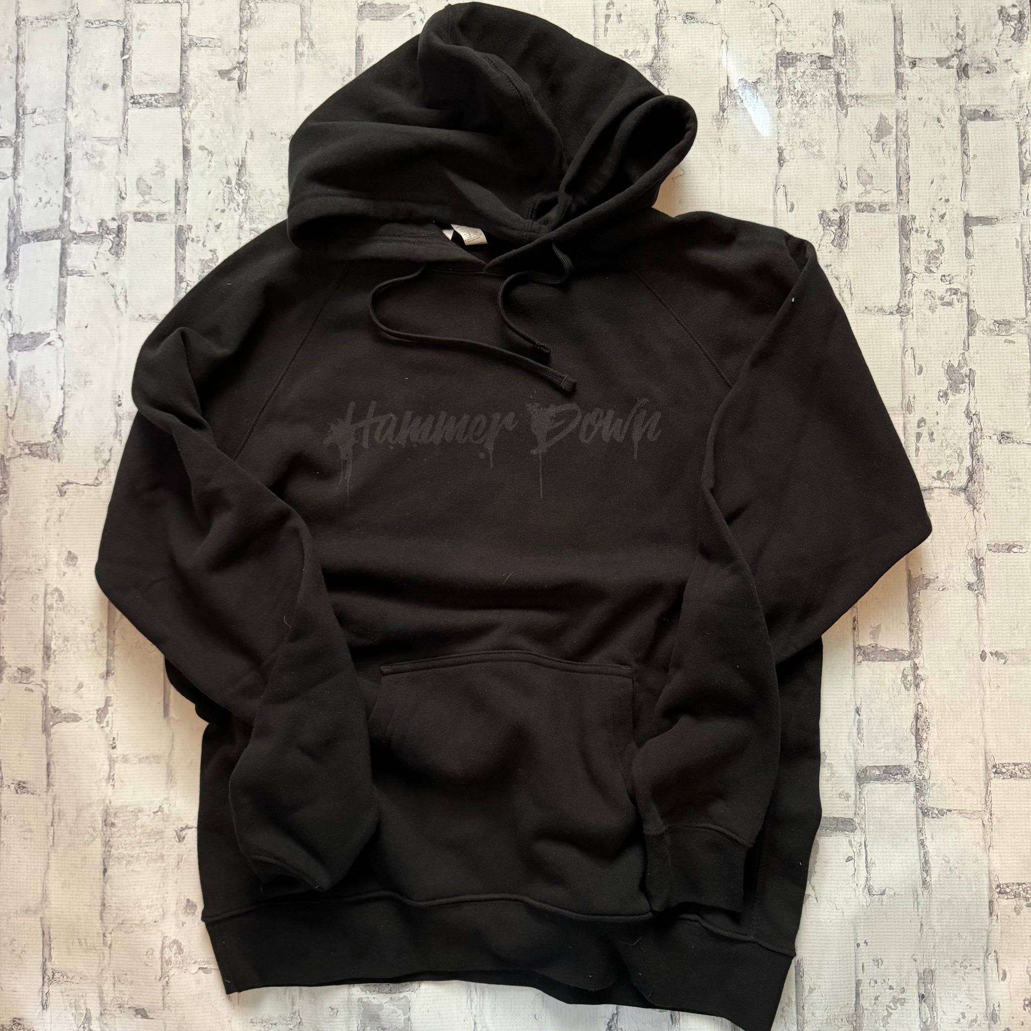 Hammer Down "Spray Paint" Hoodie - Black