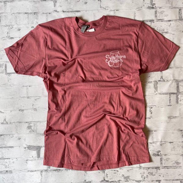 Southern Charm "Magnolia Gray" Short Sleeve T-shirt - Mauve - Southern Charm "Shop The Charm"