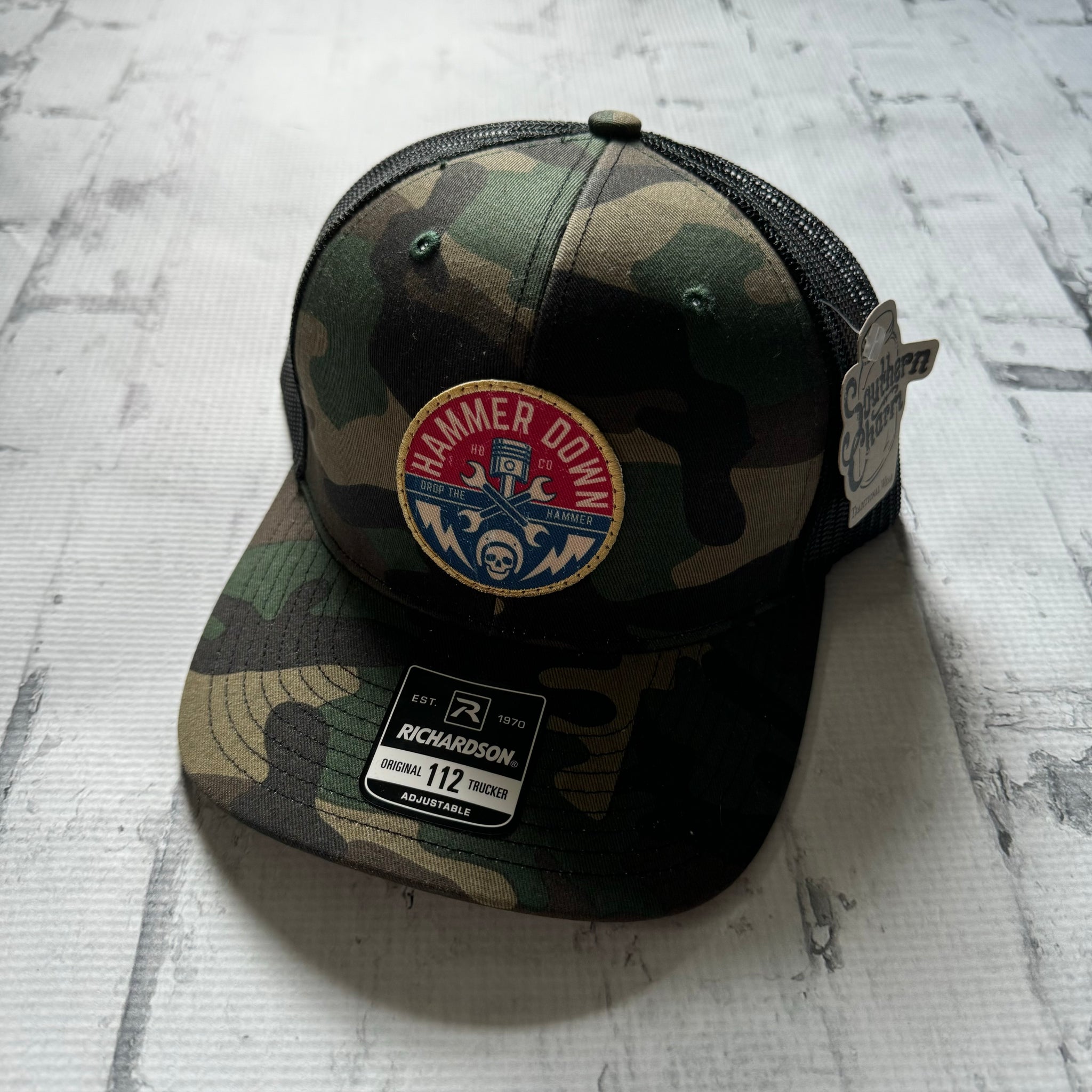 Hammer Down “Metal Wrench" Hat - Camo