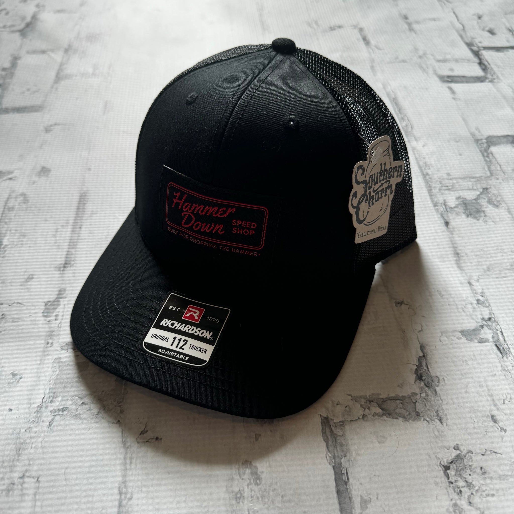 Hammer Down “Speed Shop" Hat - Black