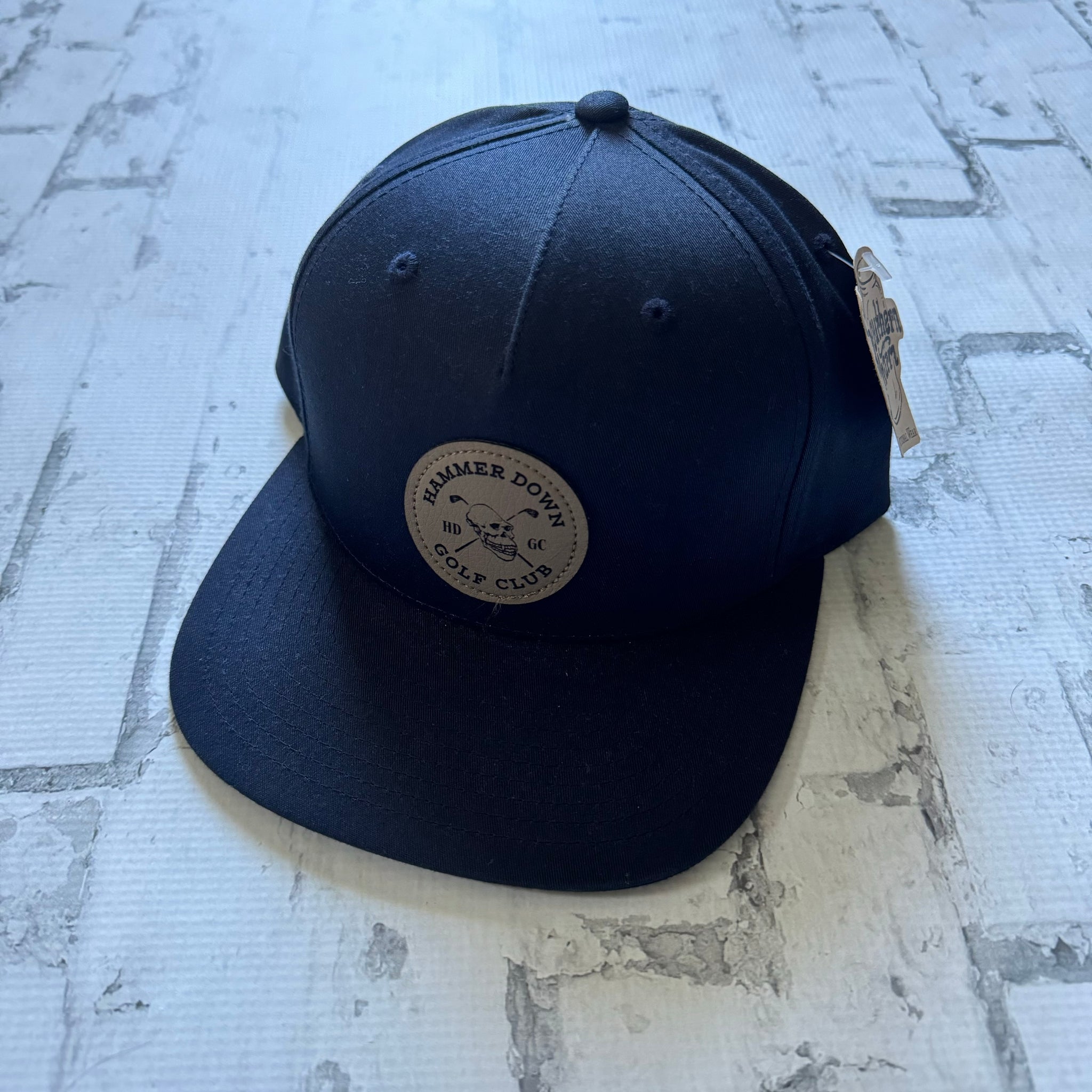 Hammer Down “Skull Golf" Hat - Navy