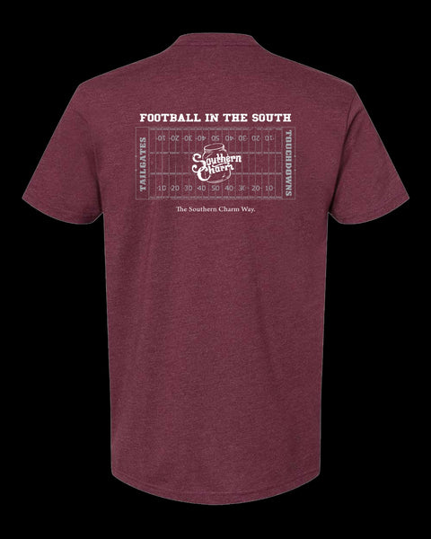 Southern Charm "Football" Short Sleeve T-shirt - Multiple Colors