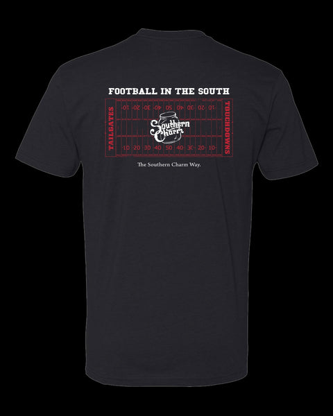 Southern Charm "Football" Short Sleeve T-shirt - Multiple Colors