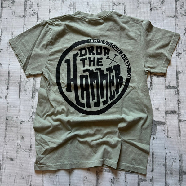 Hammer Down "Field Circle” Short Sleeve T-shirt - Sage