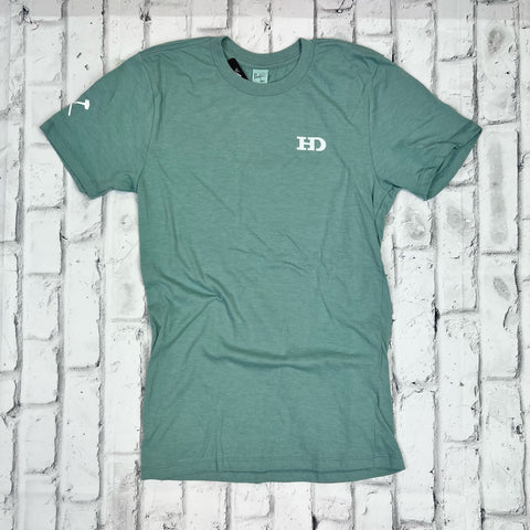 Hammer Down "Basic Tee" Short Sleeve T-shirt - River Green - Southern Charm "Shop The Charm"