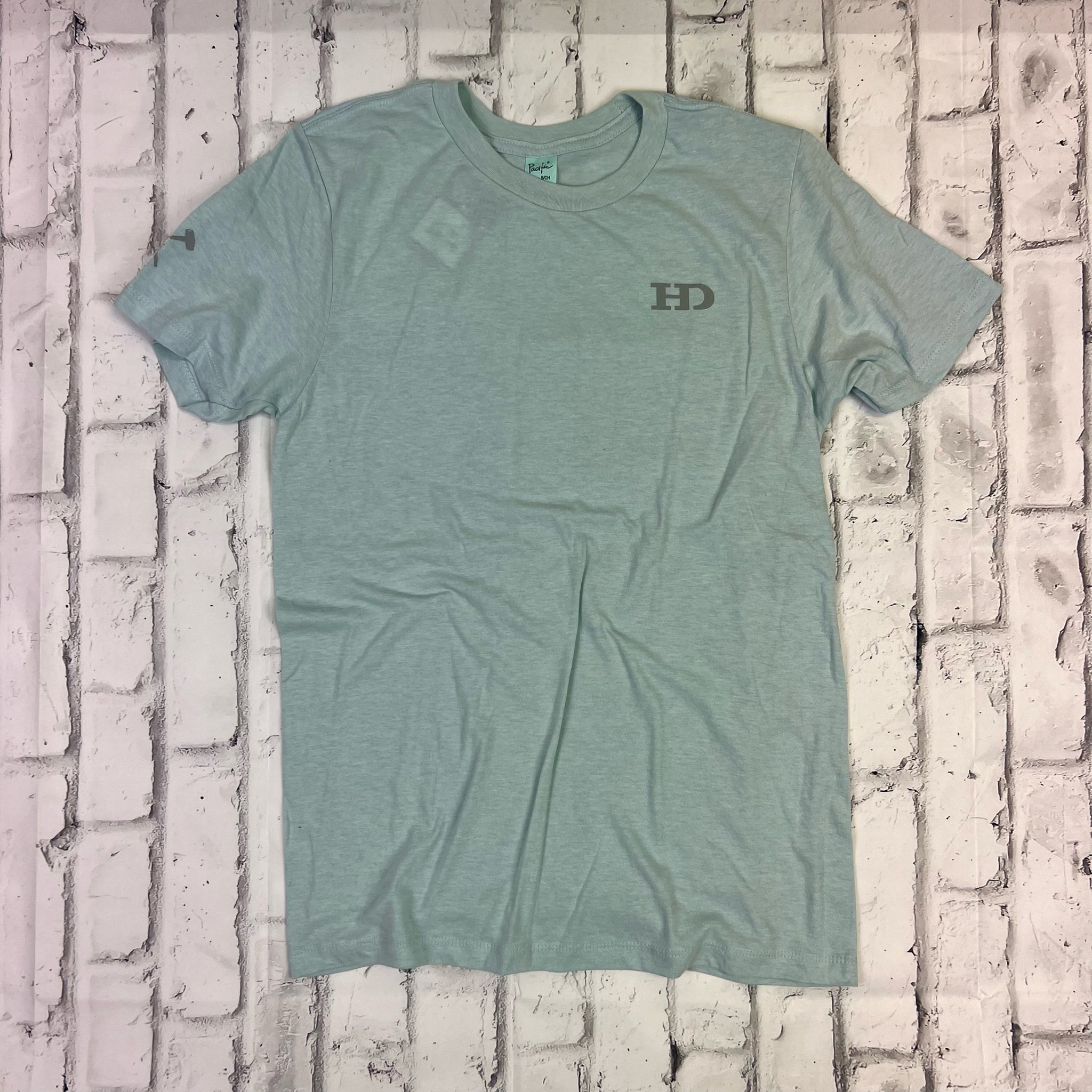 Hammer Down "Basic Tee" Short Sleeve T-shirt - Seaside Blue - Southern Charm "Shop The Charm"