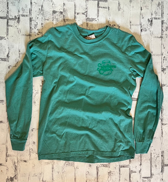 Southern Charm "Mtn Lake Beach Life" Long Sleeve T-shirt - Seafoam - Southern Charm "Shop The Charm"